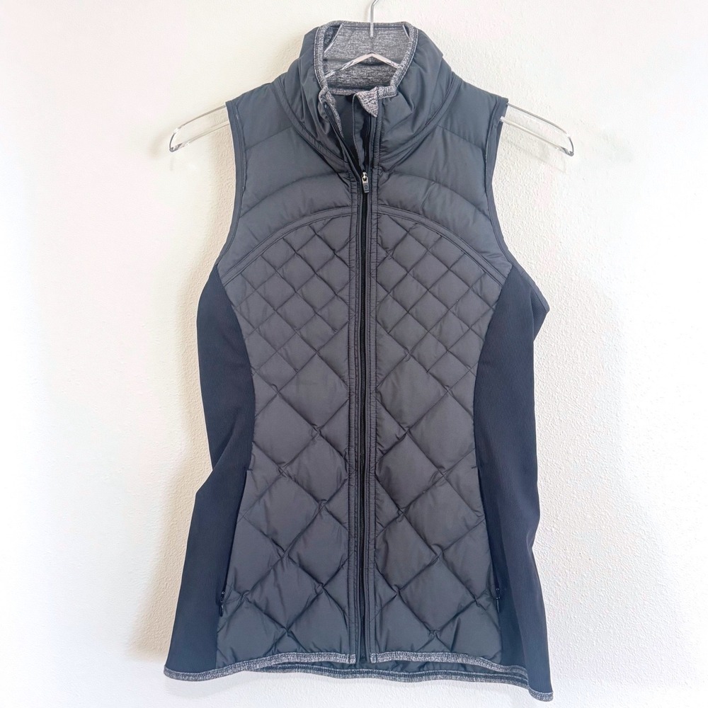 Lululemon | Grey Clarity Goose Down Quilted Vest - Puffer Running Vest